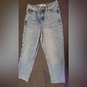 Topshop Highwasted Moto Mom Jeans Size W26 L30